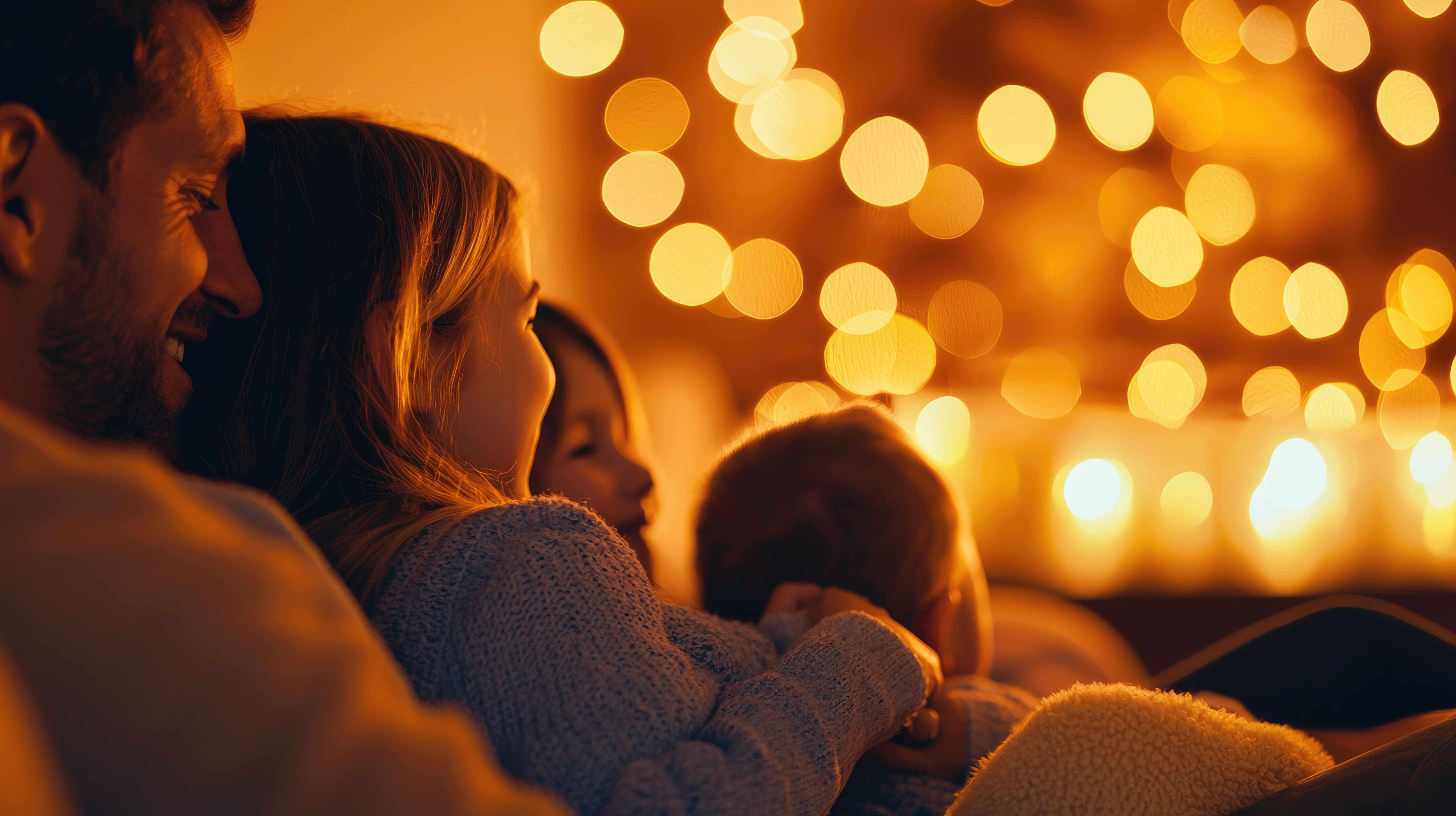 Madre e hijo en casa disfrutando de la seguridad de Repsol luz y gas